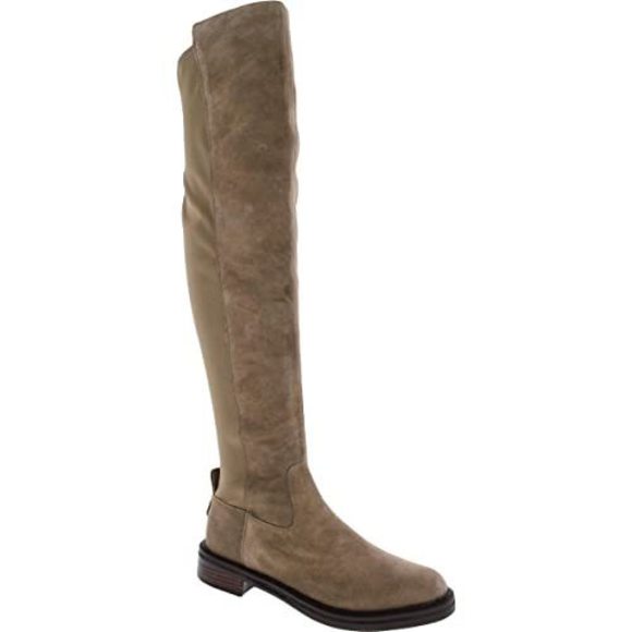 Sam Edelman Shoes - Sam Edelman Womens Narisa Suede Tall Over-The-Knee Boots Taupe 6.5 Medium (B,M)